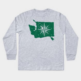 Washington State Kids Long Sleeve T-Shirt